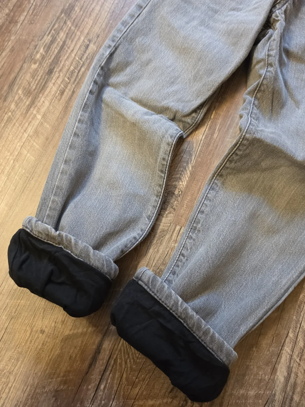 Gymboree Boys Size 6 Fabric-Lined Pull-On Denim Pants – Gray